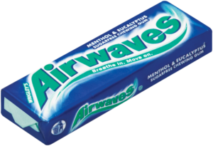 Wrigley's Airwaves Menthol & Eucalyptus Sugarfree Chewing Gum 14g