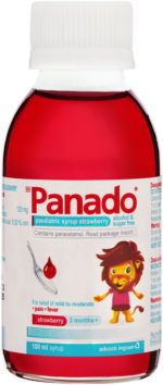 Panado Strawberry Flavour Paediatric Syrup 100ml