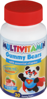 Wellvita Strawberry Flavour Multivitamin Gummy Bears 30pk