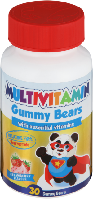 Wellvita Strawberry Flavour Multivitamin Gummy Bears 30pk