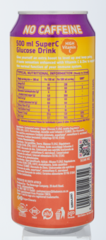 Super C Citrus Flavoured Sparkling Glucose Drink 500ml