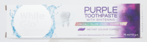 White Glo Advantage Purple Toothpaste 75ml
