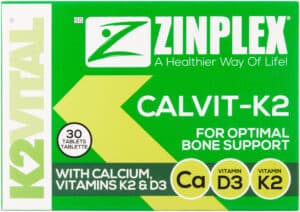 image-0 Zinplex Calvit-K2 Bone Support Tablets 30pk