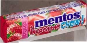 image-0 Mentos Incredible Chew! Strawberry Flavoured Chewy Candy 47g