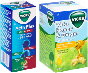 Vicks Honey & Ginger Cough Syrup 100ml