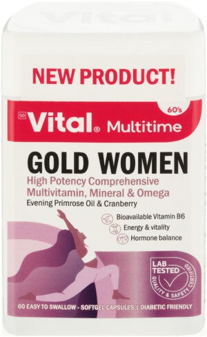 Vital Multitime Gold Women Capsules 60pk