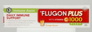 Flugon Plus Orange Flavour Daily Immune Support Fizzy Tablets 20pk