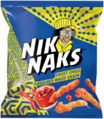 Niknaks Sweet Chilli Flavoured Maize Snack 50g