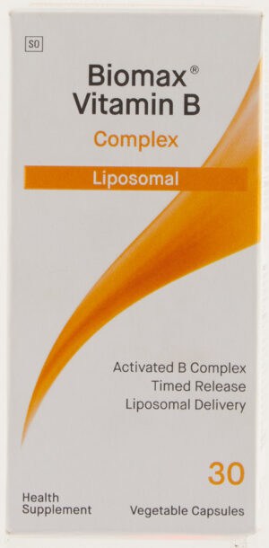 Coyne Healthcare Biomax Vitamin B Complex Liposomal Capsules 30pk
