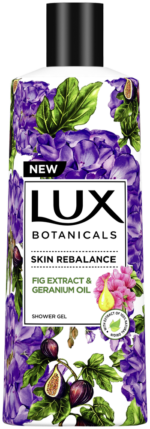 LUX Botanicals Fig Extract and Geranium Oil Moisturizing Body Wash 400ml