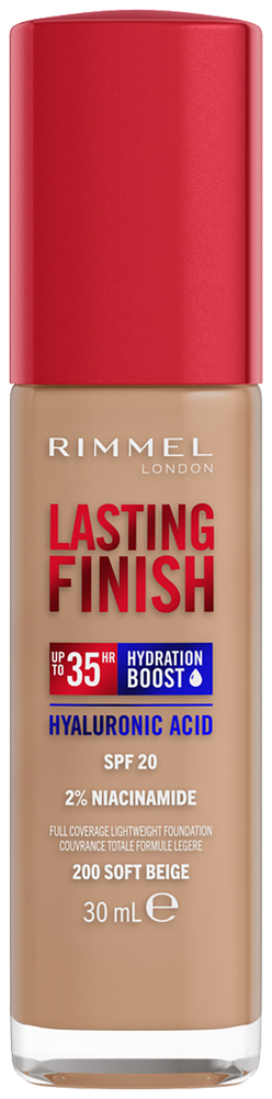 Rimmel Lasting Finish 200 SPF 20 35HR Foundation 30ml