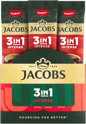 Jacobs 3-in-1 Intense Instant Coffee 20 x 11.1g