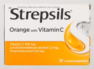 Strepsils Orange with Vitamin C Lozenges 36pk