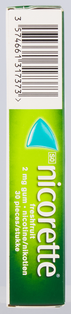 Nicorette Freshfruit 2mg Nicotine Gum 30pk