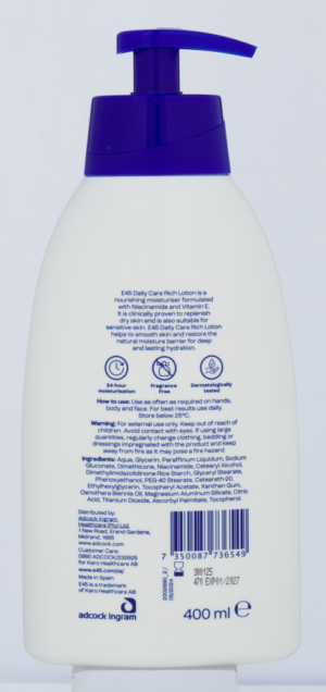 E45 Daily Care Rich Lotion 400ml