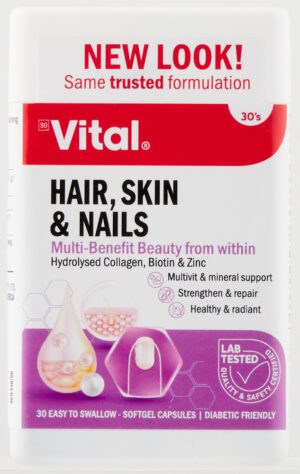 Vital Health Essentials Hair, Skin & Nails Antioxidant 30s
