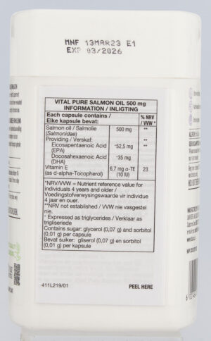 Vital Salmon Oil Softgel Capsules 60pk