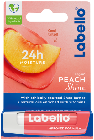 Labello Peach Shine Lip Balm 4.8g