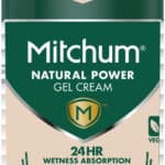 Mitchum Men Amber & Sandalwood Natural Power Gel Cream Deodorant 63g