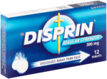 Disprin Regular Strength Pain Relief Tablets 12pk