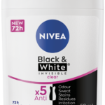 Nivea Black & White Invisible Clear Anti-Perspirant Stick 50ml