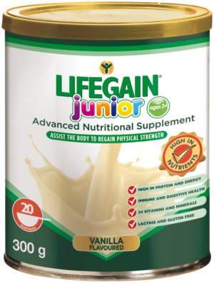 image-0 Lifegain Junior Vanilla Flavoured Advanced Nutritional Supplement 300g
