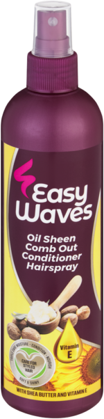 Easy Waves Oil Sheen Comb Out Conditioner Hairspray 350ml