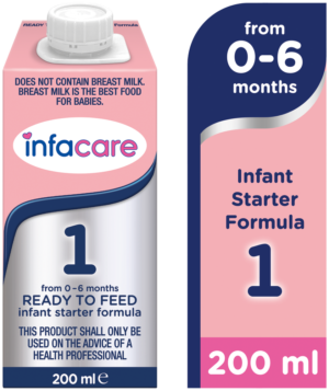 Infacare Stage 1 Ready to Feed Infant Starter Formula 200ml