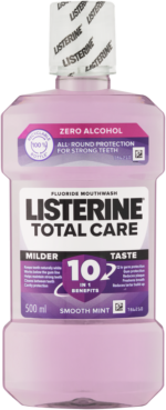 Listerine Total Care Smooth Mint Fluoride Mouthwash 500ml
