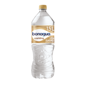 Bonaqua Litchi Flavoured Sparkling Drink 1.5L