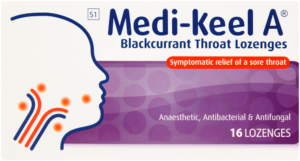Medi-keel A Blackcurrant Throat Lozenges 16pk