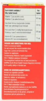 Ferrous Forte Iron Supplement Tablets 30pk
