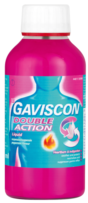 Gaviscon Peppermint Double Action Liquid Suspension 300ml