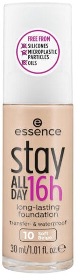 Essence 10 Soft Beige Stay All Day 16H Long-Lasting Foundation 30ml