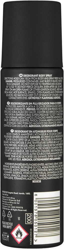 Revlon Man Fire & Ice Classic Deodorant Body Spray 120ml