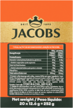 Jacobs 3-in-1 Original Instant Coffee 20 x 12.6g