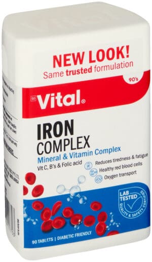 Vital Iron Complex 90pk