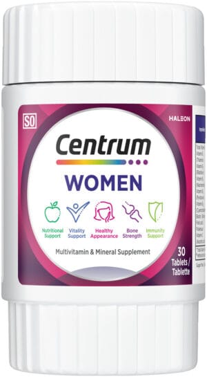 Centrum Women Multivitamin & Mineral Supplement Tablets 30pk