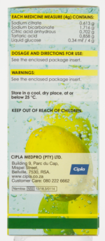Cipla Alka Fizz Urinary Alkaliser & Gastric Antacid Effervescent Granules 120g