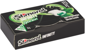 Stimorol Infinity Spearmint Flavoured Sugar Free Chewing Gum 10pk