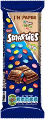 Nestlé Smarties Milk Chocolate Slab 80g