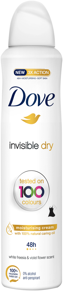 Dove Invisible Dry Anti-Perspirant Deodorant Spray 250ml