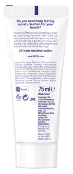 Nivea Moisture Care with Olive Hand Cream 75ml