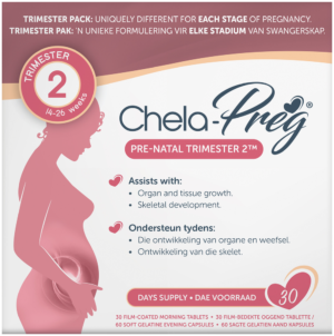 Chela-preg Trimester 2 Pre-Natal Tablets & Capsules 90pk