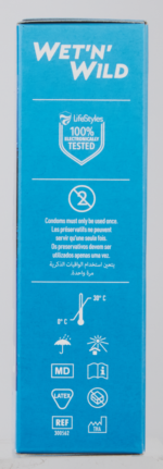 Contempo Wet n Wild Extra Lubricated Premium Latex Condoms 12pk