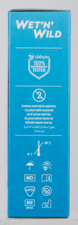 Contempo Wet n Wild Extra Lubricated Premium Latex Condoms 12pk