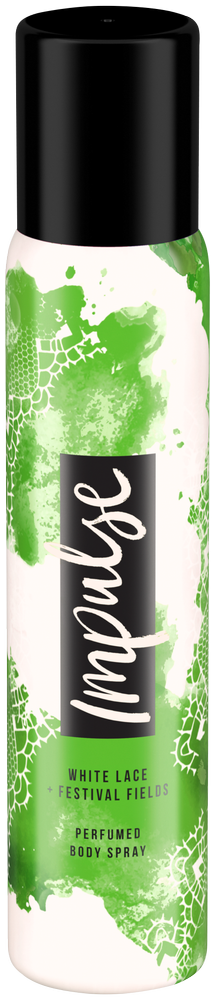 Impulse White Lace and Festival Fields Aerosol Deodorant Body Spray 90ml