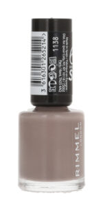 Rimmel 60 Seconds Grunge Grey Nail Polish 8ml