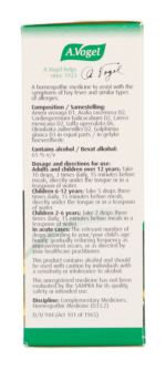 A. Vogel Pollinosan Formula Drops 30ml