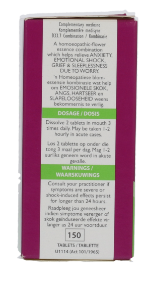 Natura Rescue Tablets 150s